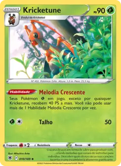 Carta Kricketune da coleção Astral Radiance