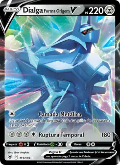 Carta Origin Forme Dialga V da coleção Astral Radiance