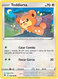 Carta Teddiursa da coleção Astral Radiance