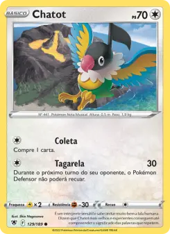 Carta Chatot da coleção Astral Radiance