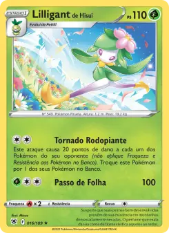 Carta Hisuian Lilligant da coleção Astral Radiance