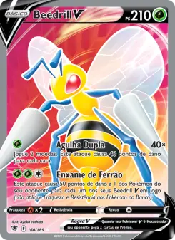 Carta Beedrill V da coleção Astral Radiance