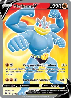 Carta Machamp V da coleção Astral Radiance