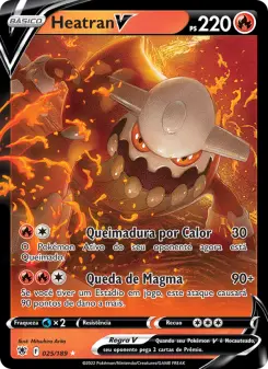 Carta Heatran V da coleção Astral Radiance
