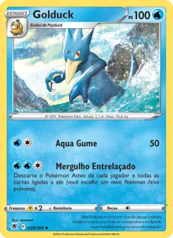 Carta Golduck da coleção Astral Radiance