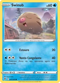 Carta Swinub da coleção Astral Radiance