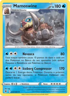 Carta Mamoswine da coleção Astral Radiance