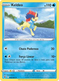 Carta Keldeo da coleção Astral Radiance