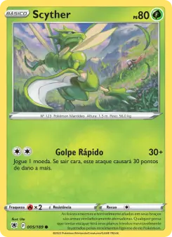 Carta Scyther da coleção Astral Radiance