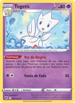 Carta Togetic da coleção Astral Radiance