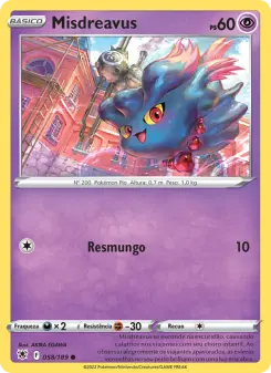 Carta Misdreavus da coleção Astral Radiance