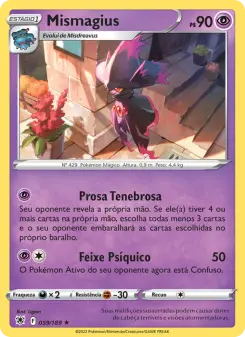 Carta Mismagius da coleção Astral Radiance