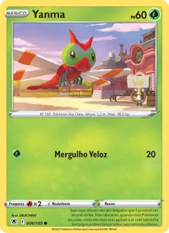 Carta Yanma da coleção Astral Radiance