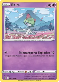 Carta Ralts da coleção Astral Radiance