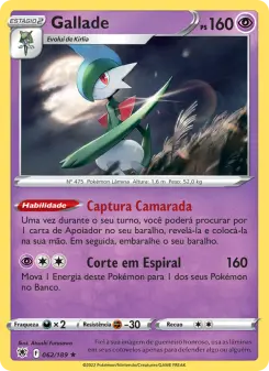 Carta Gallade da coleção Astral Radiance