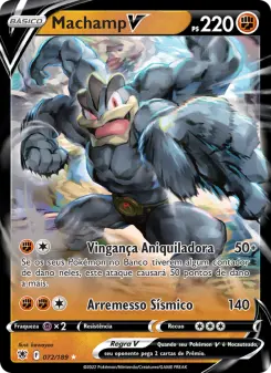 Carta Machamp V da coleção Astral Radiance