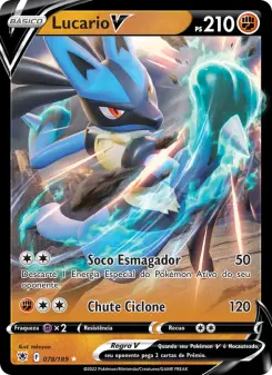Carta Lucario V da coleção Astral Radiance