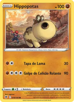 Carta Hippopotas da coleção Astral Radiance