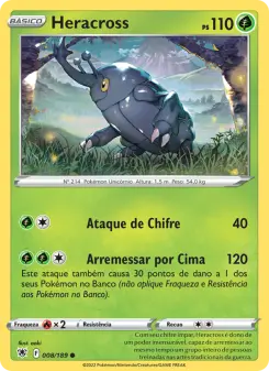 Carta Heracross da coleção Astral Radiance