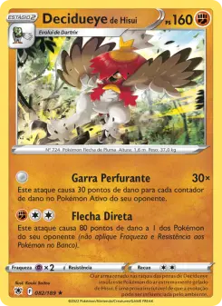 Carta Hisuian Decidueye da coleção Astral Radiance
