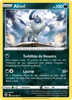 Carta Absol da coleção Astral Radiance