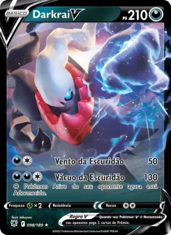 Carta Darkrai V da coleção Astral Radiance