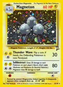 Carta Magneton da coleção Base Set 2
