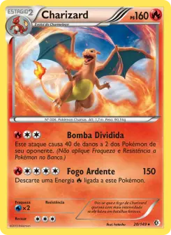 Carta Charizard da coleção Boundaries Crossed