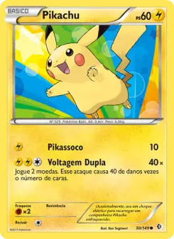 Carta Pikachu da coleção Boundaries Crossed