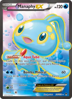 Carta Manaphy EX da coleção BREAKpoint