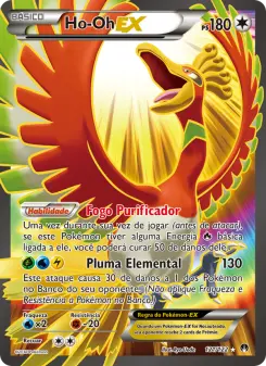 Carta Ho-Oh EX da coleção BREAKpoint