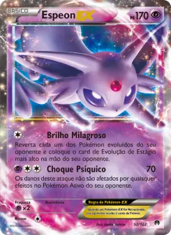 Carta Espeon EX da coleção BREAKpoint