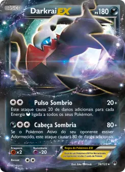 Carta Darkrai EX da coleção BREAKpoint