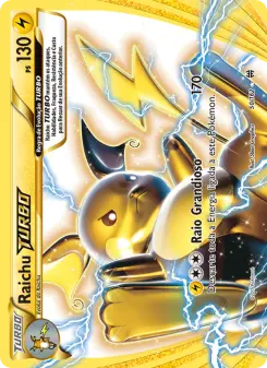 Carta Raichu BREAK da coleção BREAKthrough