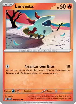 Carta Larvesta da coleção Black Bolt