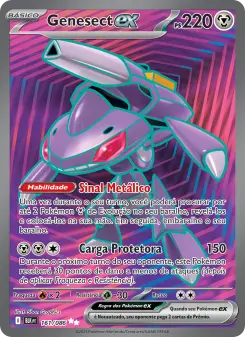 Carta Genesect ex da coleção Black Bolt