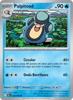 Carta Palpitoad da coleção Black Bolt