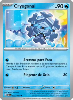 Carta Cryogonal da coleção Black Bolt