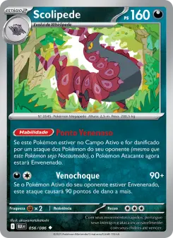 Carta Scolipede da coleção Black Bolt