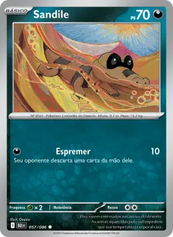 Carta Sandile da coleção Black Bolt