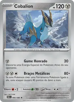 Carta Cobalion da coleção Black Bolt