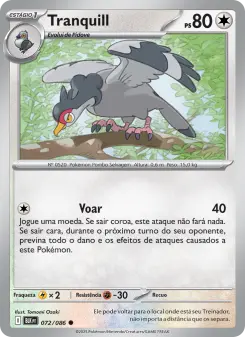 Carta Tranquill da coleção Black Bolt