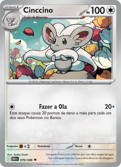 Carta Cinccino da coleção Black Bolt