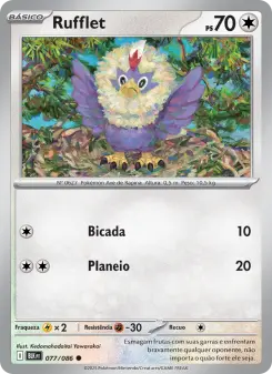 Carta Rufflet da coleção Black Bolt