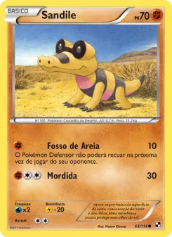 Carta Sandile da coleção Black & White