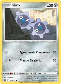 Carta Klink da coleção Brilliant Stars