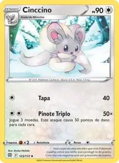 Carta Cinccino da coleção Brilliant Stars