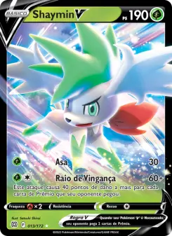 Carta Shaymin V da coleção Brilliant Stars