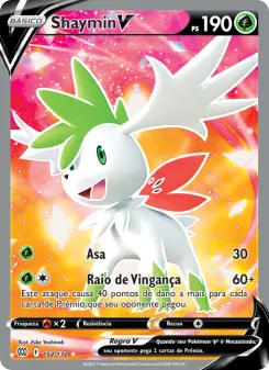 Carta Shaymin V da coleção Brilliant Stars
