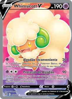 Carta Whimsicott V da coleção Brilliant Stars
